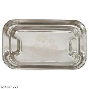Bandeja de Metal para servir frutas, accesorio decorativo para restaurantes, color plateado, de lujo, venta al por mayor de fábrica - Product Image 4