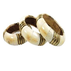 Bracelets en os fabriqués à la main exquis Bijoux en os naturel élégants uniques Bracelet en os sculpté - Product Image 1