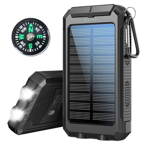 <span class=keywords><strong>Chargeur</strong></span> solaire étanche <span class=keywords><strong>de</strong></span> type C 20000mAh nouvelle génération 2025 <span class=keywords><strong>pour</strong></span> le camping en plein air, la randonnée, la banque d'alimentation d'urgence <span class=keywords><strong>pour</strong></span> <span class=keywords><strong>smartphone</strong></span> - Product Image 2