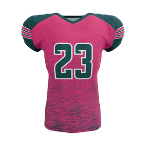 Uniforme de football américain 2024 Logo de marque personnalisé à manches courtes respirant et grande taille couleur unie personnalisable - Product Image 2