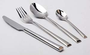 Juego de Cubiertos de Acero Inoxidable de Lujo, Diseño Nuevo, Hecho a Mano, Pulido Espejo, Apto para Lavavajillas, para Bodas y Cenas - Product Image 6