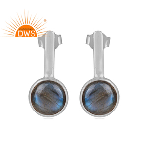 Pendiente colgante de piedras preciosas de labradorita Natural de plata de ley de Venta caliente, joyería designada para mujer, regalo para ella - Product Image 4