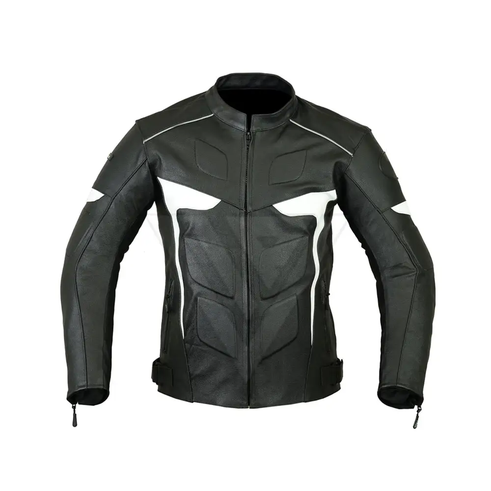 Automne et hiver nouvelle veste en cuir veste en cuir mince mode en gros moto veste en cuir véritable