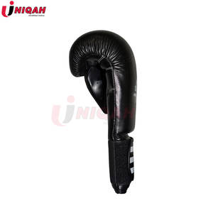 Gants de boxe en cuir de vachette professionnels avec logo personnalisé pour enfants mitaines d'entraînement MMA 8oz 12oz durables et confortables imperméables - Product Image 5