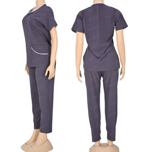 Tenues d'infirmières et d'athlétistes personnalisées en usine, ensembles de pantalons de jogging en sergé polyester/coton, unisexe, détection d'aiguilles, pour hôpital - Product Image 2