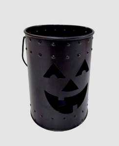 Lanterne en métal d'Halloween, pot de fleurs, citrouille rustique, décoration suspendue, porte-bougie pour la décoration intérieure et extérieure du jardin - Product Image 6