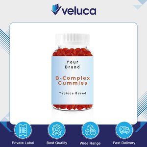 100% gomitas naturales a base de tapioca con sabor a rojo oscuro y fresa, complejo de vitamina B, soporte energético para adultos y adolescentes - Product Image 3