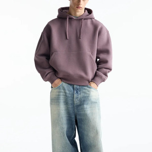 Custom Heavyweight 500 Gsm Regular Fit Fleece Sudadera con capucha de invierno 100% Algodón Longitud regular Impresión Jersey Bordado - Product Image 6