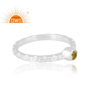 Nuevo diseño, anillo de plata de ley 925 con peridoto natural, joyería de diseño personalizado para mujer, regalo para ella. - Product Image 4