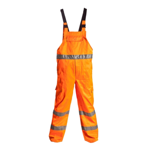 Babero de lluvia transpirable de alta visibilidad de algodón 100%, de protección general uniforme de trabajo, Peto, pantalones de trabajo - Product Image 5