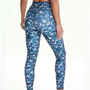 Wholesale Women Capri <b>Leggings</b> Sublimation <b>High</b> Waist Workout Yoga Pants Premium Quality Factory Custom Oem Odm Soft Comfortable - Product Image 3