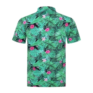 Hombres estampados para camisa Tela de punto Diseño de bolsillo Antiarrugas Manga corta Ropa de oficina informal Uniformes DE TRABAJO - Product Image 2
