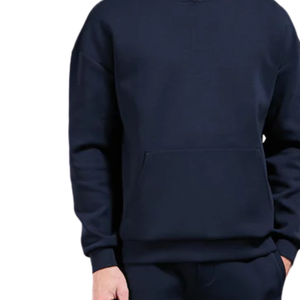 Conjunto Deportivo Azul Marino para Hombre, Sudadera con Capucha Suave y Cálida y Pantalones Deportivos Ajustados, Dos Piezas, Ropa Casual de Invierno, Ropa Deportiva, Ropa Urbana - Product Image 5