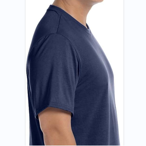 Camiseta de cuello redondo para hombre con estilo, Camiseta de algodón cómoda informal para uso diario y aspecto de moda - Product Image 4