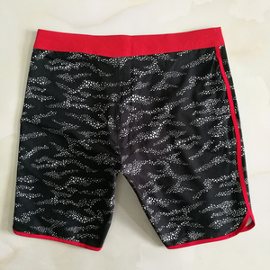 Offre Spéciale 4 voies Performance Stretch séchage rapide personnalisé Shorts de plage Hawaii hommes Board Shorts maillot de bain livraison DDP - Product Image 2