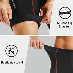 Shorts de cycliste tendance pour hommes, respirants en maille, pour l'entraînement - Product Image 3