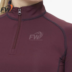 Nouvelle chemise d'équitation à manches longues de haute qualité, couleur unie, en polyester, la meilleure chemise d'équitation à manches longues, vente chaude - Product Image 3