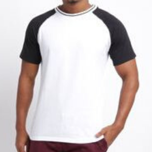 เสื้อยืดธรรมดาสำหรับผู้ชายเสื้อ100% ผ้าฝ้ายโพลีเอสเตอร์ไซส์พิเศษเสื้อยืดลายพื้นแขนสั้นสำหรับผู้ชาย - Product Image 1