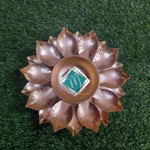 Vente en gros de bol Urli décoratif pour la maison bol artisanal pour fleurs flottantes et bougies chauffe-plat décoration de la maison, du bureau et de la table - Product Image 3