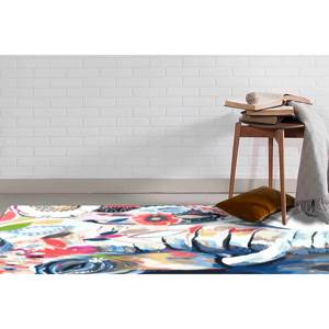 Tapis imprimé éléphant abstrait - Design moderne pour la décoration de la maison, tapis en velours - Product Image 3