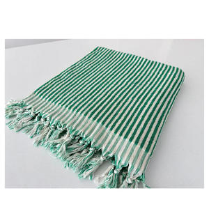 Stripe Printed Handloomed <b>Turkish</b> 100% Cotton Peshtemal Hammam Bath <b>Towel</b> Multi-purpose 90x180cm 900gr - Product Image 2