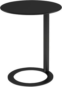 Mesa Anidada Redonda de Café con Pata de Metal, Mesa Auxiliar con Mesa de Centro Industrial, Sala de Estar - Product Image 6