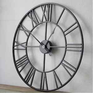 Large Metal Wall <b>Clock</b> Antique <b>Vintage</b> Decorative Wholesale Design for Home Living Room and Office Modern Interiors - Product Image 5