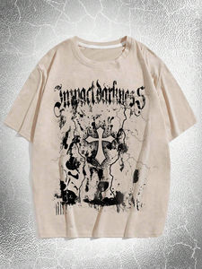 T-shirts personnalisés pour hommes sérigraphiés 100% coton t-shirts pour hommes casual DGT imprimé t-shirt Streetwear pour hommes - Product Image 4