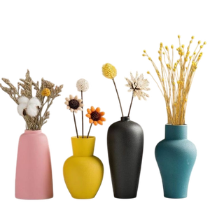 Vase à fleurs en métal argenté minimaliste intérieur accessoires de maison décoration vases à fleurs décoratifs de luxe - Product Image 4