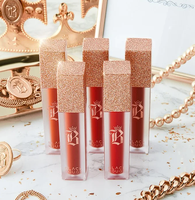 Lip Gloss Velvet Matte Ringan Berpigmen Tinggi Ramah Lingkungan Black Rouge Korea Warna Cerah Tahan Lama 4.5g