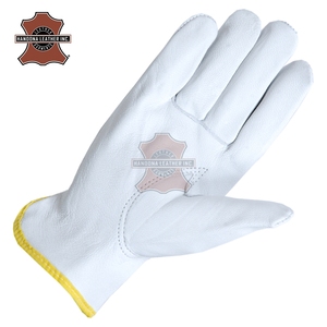 Guantes de Mecánico de Cuero Sintético Negro y Gris con Función Anti-Impacto y Pantalla Táctil para Hombre, Listos para Enviar - Product Image 1