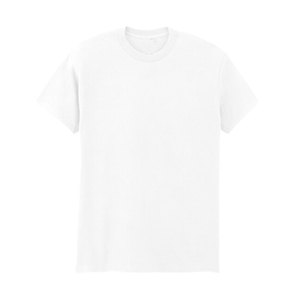 T-shirt à col rond classique pour hommes T-shirt vierge anti-odeur T-shirt de style unisexe T-shirt orange pour adultes - Product Image 3