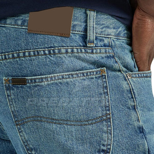 Pantalones vaqueros de alto fabricante para hombre, pantalones vaqueros transpirables para hombre, pantalones vaqueros informales para adultos - Product Image 5