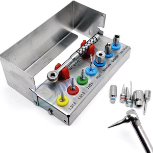 Kit d'extraction osseuse pour implants dentaires en acier inoxydable, système d'expansion osseuse pour implants cassés, outils d'implantologie - Product Image 1