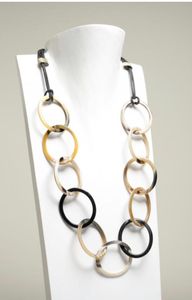 สร้อยคอเขาควายสร้อยคอฮอร์นและฮอร์นเหมาะสำหรับปรับแต่งขนาดได้ตามต้องการสร้อยคอเขาควายโดยงานฝีมือ HF - Product Image 3