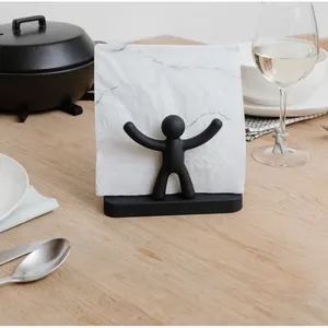Porte-serviettes moderne jetable en métal doré de luxe, fait main, pour la décoration de table de mariage, brodé, fabriqué en Inde, vente chaude 2025 - Product Image 4