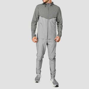 Conjuntos de cortavientos transpirables, joggers de forro polar Eversoft con bolsillos, de punto, ajuste relajado, pantalones de chándal cónicos - Product Image 1