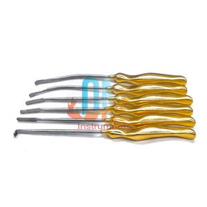 ชุดเครื่องมือผ่าตัดแบบยกของ OldMed Instruments คุณภาพเยอรมัน เกรดทางการแพทย์ ทำจากเหล็กกล้าไร้สนิม 6 ชิ้น ใช้ซ้ำได้ ฆ่าเชื้อได้ด้วยหม้อนึ่งความดัน ด้ามจับสีทอง - Product Image 4