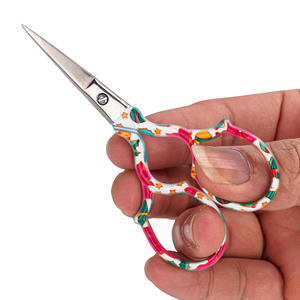 Petits ciseaux de précision 3.5 pouces Kit de toilettage de beauté multi-usages en acier inoxydable pour cils de sourcils de poils faciaux par ASi - Product Image 3