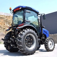 Tractores Agrícolas con Motor YTO al Mejor Precio para Uso en Granjas Familiares, Tractores Agrícolas 4x4 de 80 Hp