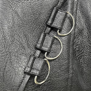 Elegante Abrigo de Cuero para Hombre, Diseño Largo y Sencillo, Perfecto para el Invierno, Uso Diario, Estilo Formal - Product Image 6