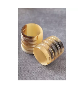 Élégant plus récent Designer Buffalo Horn serviette anneau Table Party Decor et cuisine fabricant et fournisseur de l'Inde - Product Image 6