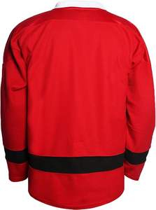 Precio al por mayor uniforme de hockey sobre hielo Fabricación de fábrica 100% poliéster jersey de hockey sobre hielo diseño personalizado nombre del equipo OEM - Product Image 2