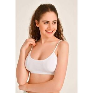 Imbottito cinturino in corda mezza canottiera Bustier Set mutandine bianco nero