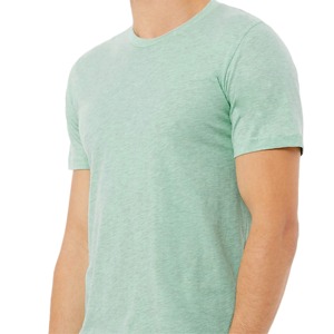 T-shirt à col rond en tricot teint uni pour hommes à manches courtes coupe régulière léger confortable élégant décontracté vêtements de tous les jours - Product Image 5