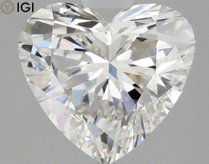 2.00 Carat Solitaire Heart Cut Lab Grown CVD Diamond G Color VVS2 7.92 MM avec certificat IGI pour bague de promesse personnalisée - Product Image 1