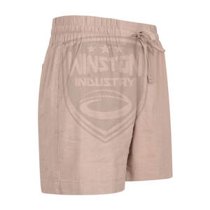 Shorts pour femmes de haute qualité dernière conception avec impression de logo personnalisé fermeture à la taille élastique short chaud respirant - Product Image 2