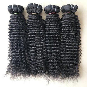 Top qualité supérieure 100% exportation 18 ''fermeture de cheveux Remy bouclés profonds cuticule de cheveux humains vierges crus alignés grossiste indien direct - Product Image 2