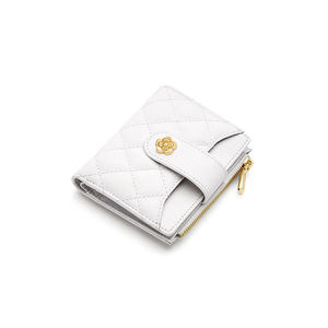 Pochette en cuir de vachette au prix de gros Concevez votre propre pochette en cuir de vachette pour femmes portefeuilles courts - Product Image 2