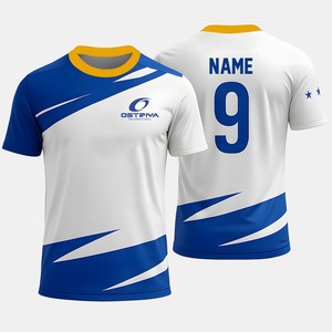 customize Short Sleeve Soccer Jersey Custom Colors 100% Polyester Breathable Quick Dry for All <b>Seasons</b> - Product Image 1